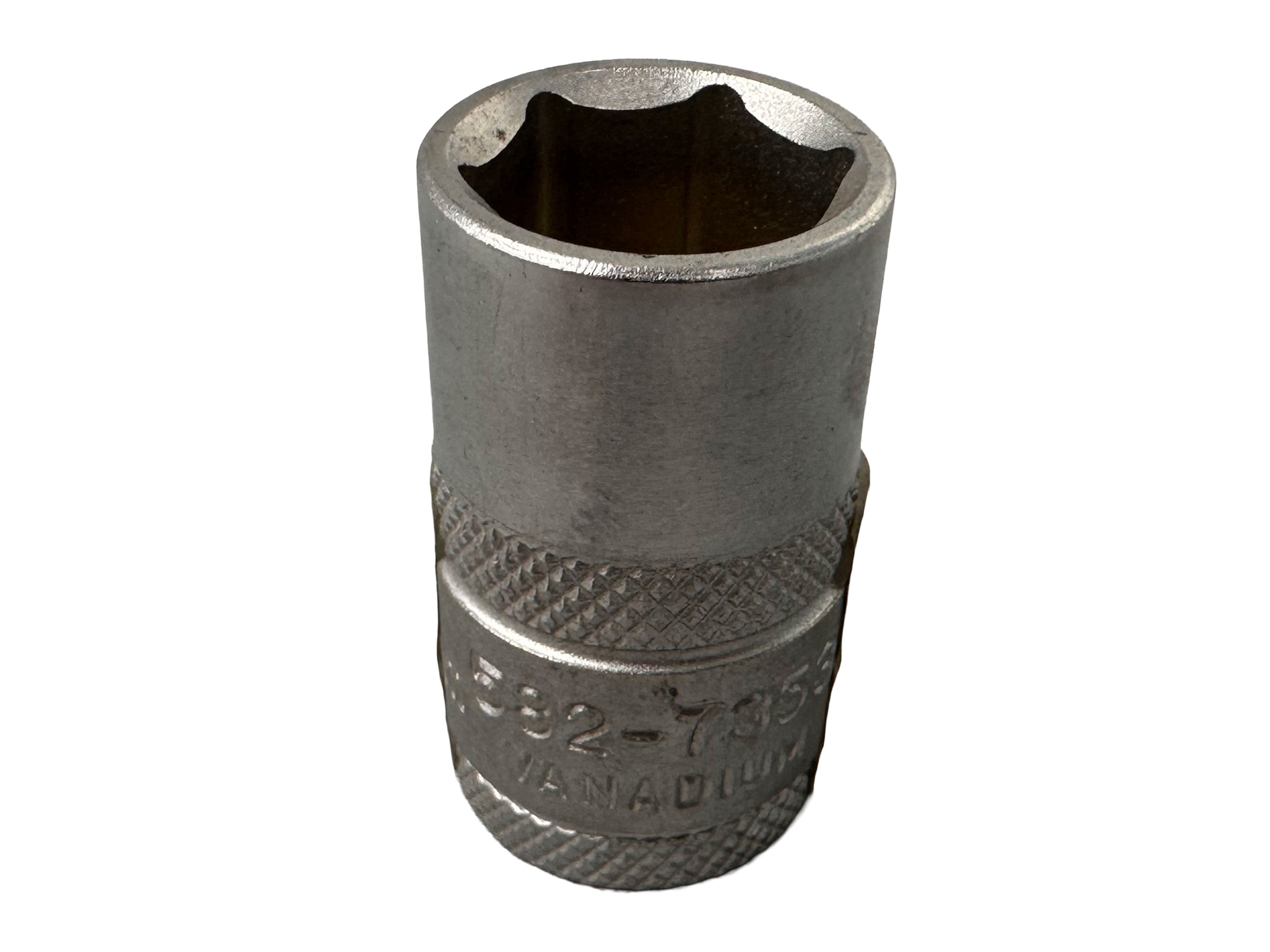 Chiave a bussola corta bi-esagonale da 1/2", 38 mm, inserto 15 mm