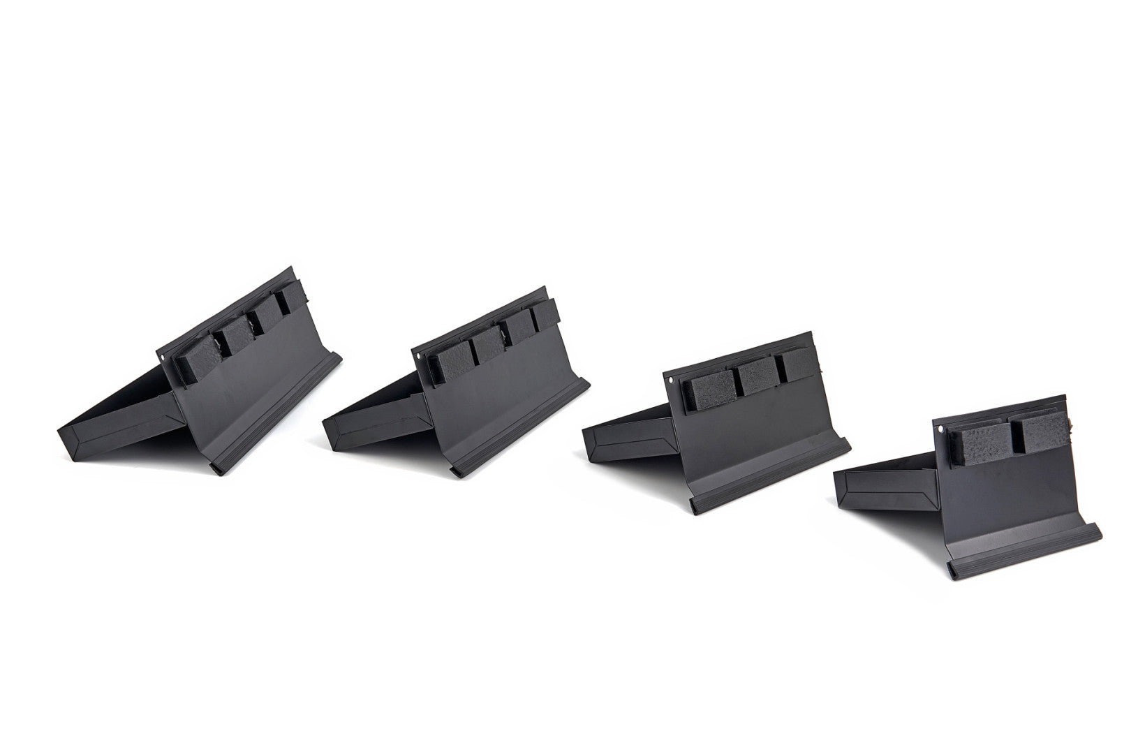 Porta attrezzi magnetico - portautensili - supporto per garage officina, 4 mensole magnetiche nere per armadio carrello portautensili HBM Olanda