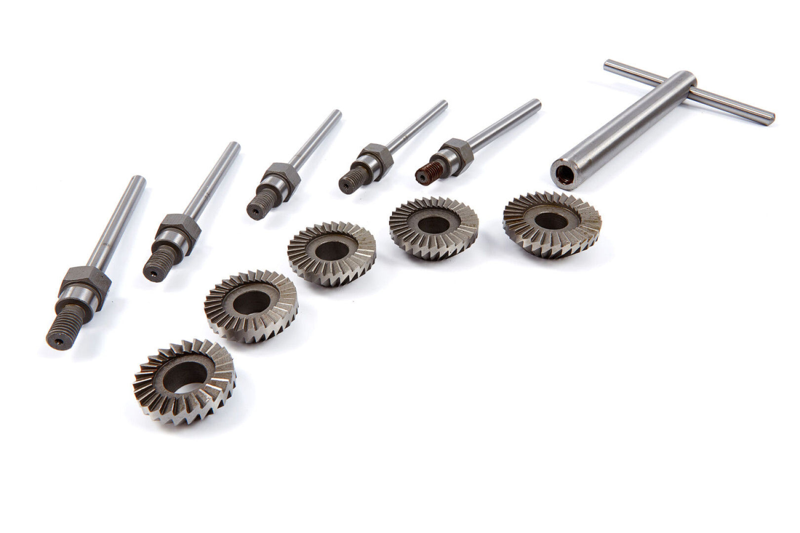Serie di frese per valvole, 5 pz., taglierina per sedi valvole, strumenti per la riparazione auto