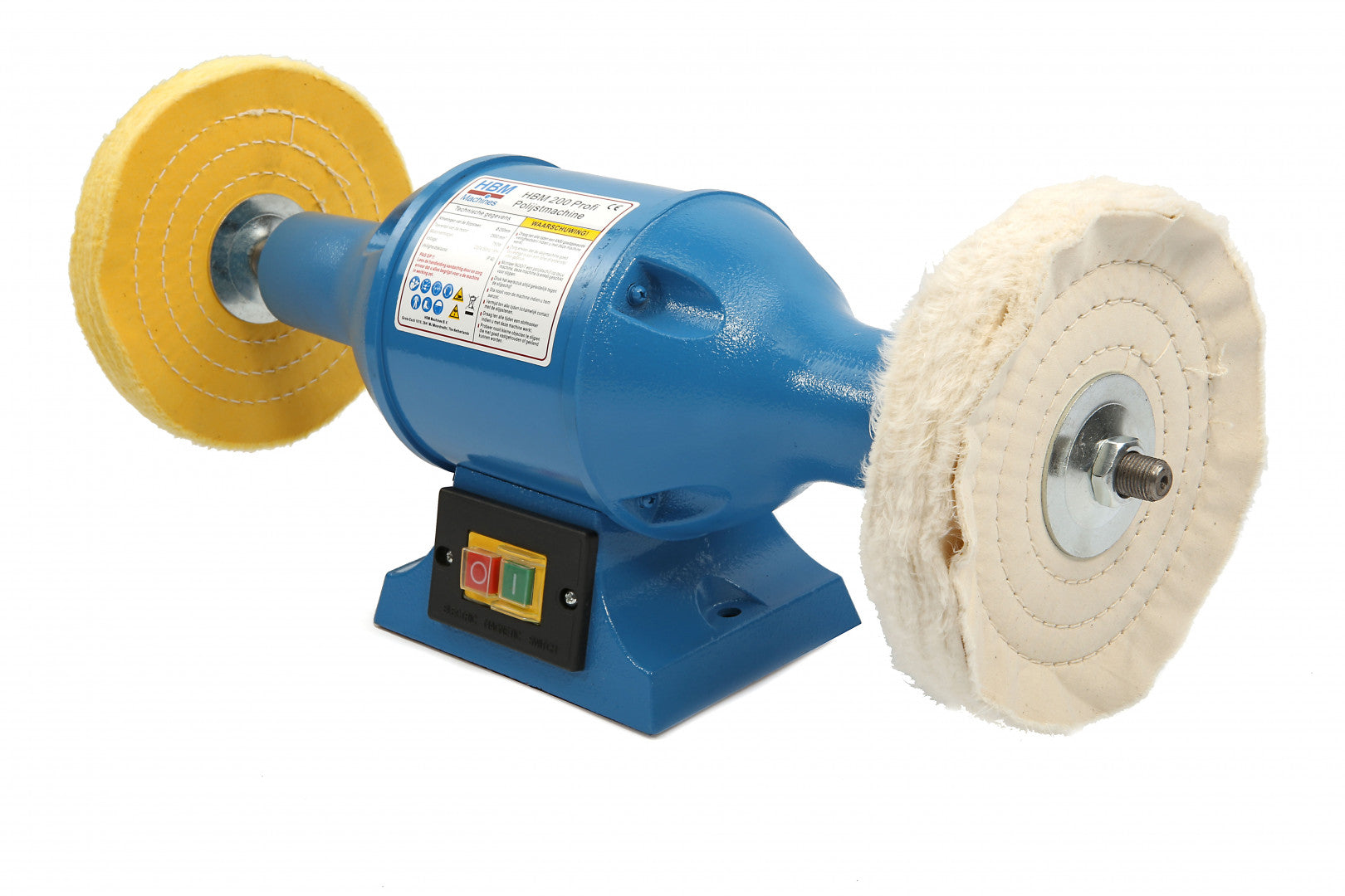 Lucidatrice elettrica, 2950 giri/min, velocità regolabili, elettrica, platorello da 200 mm, per auto e mobili, Hbm