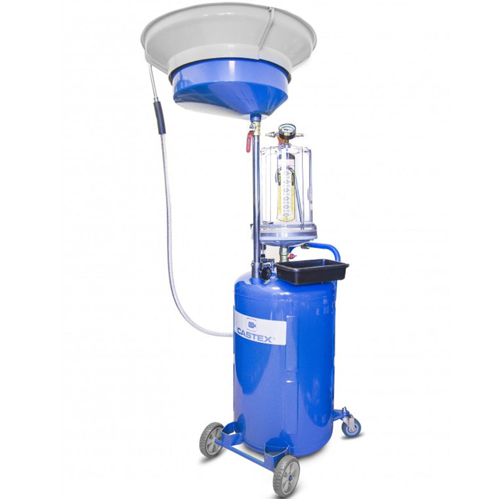 Aspiratore olio esausto 80 litri recuperatore per cambio olio motore, M2