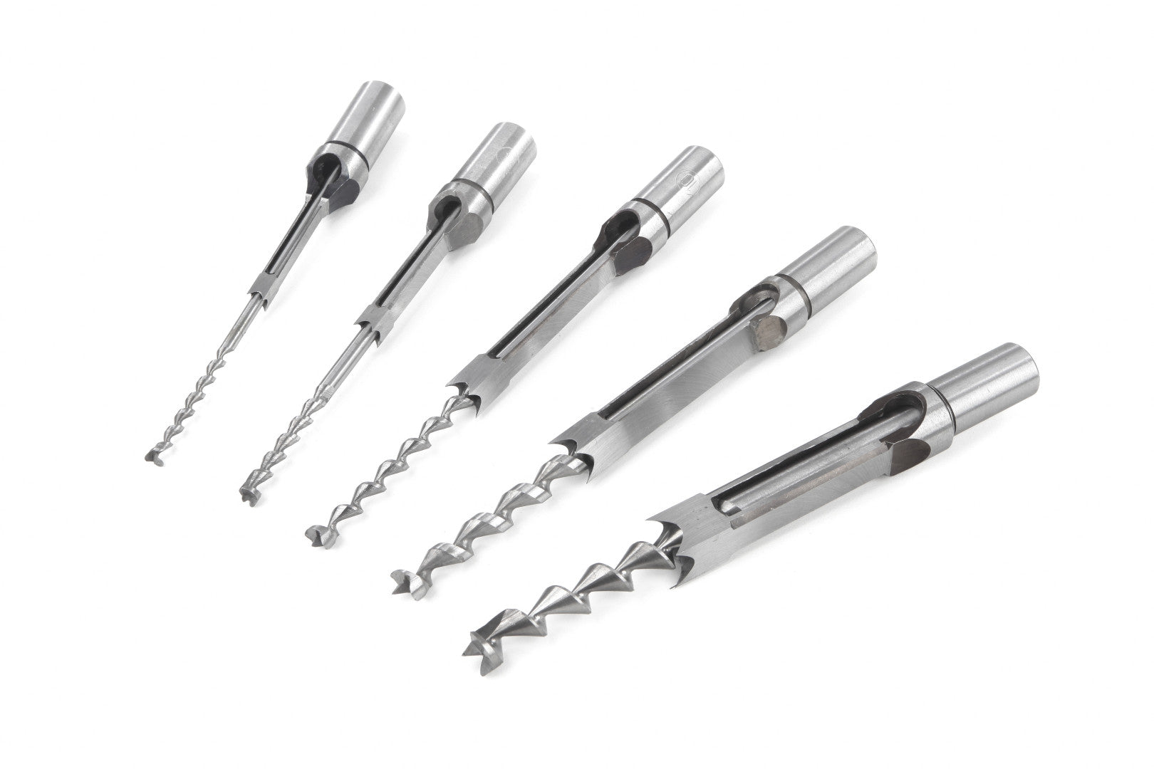 Set punte da trapano foro quadrato, set punte a scalpello per mortasatrice per lavorazione del legno, 5 dimensioni, scalpelli per fori quadrati, set di utensili in acciaio cavo, HBM Machines Olanda