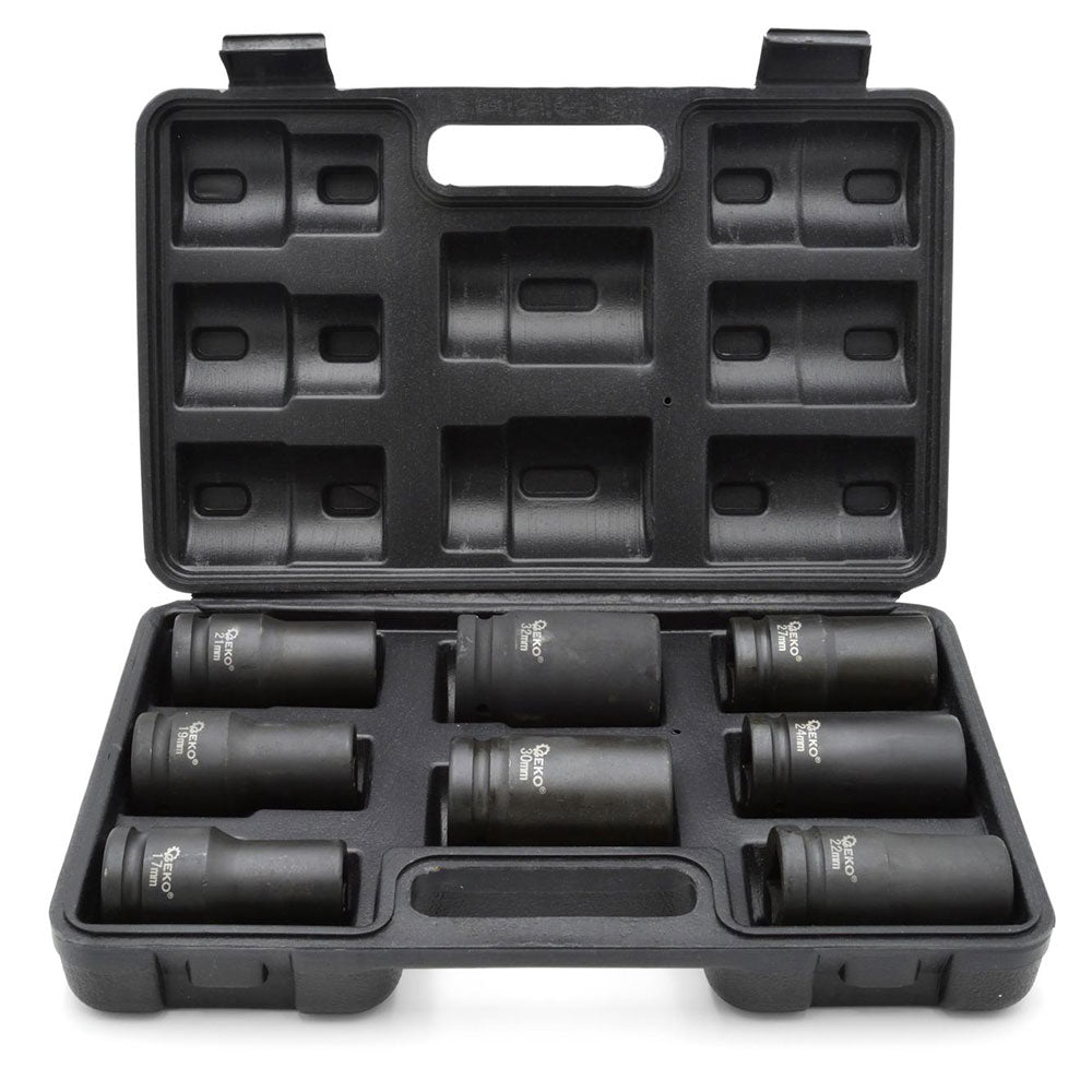 Set bussole a impatto 3/4" pollice, 17-32 mm bussole-boccole a impulsi profonde 8 pz, per riparazioni auto e cambio gomme