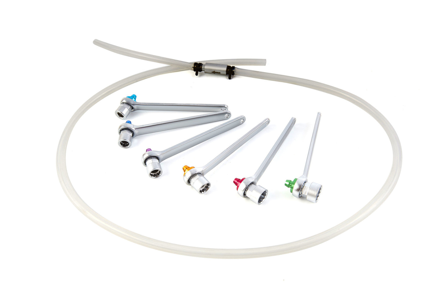 Serie di chiavi per spurgo freni, 7, 8, 9, 10, 11, 12 mm, 7 pz.
