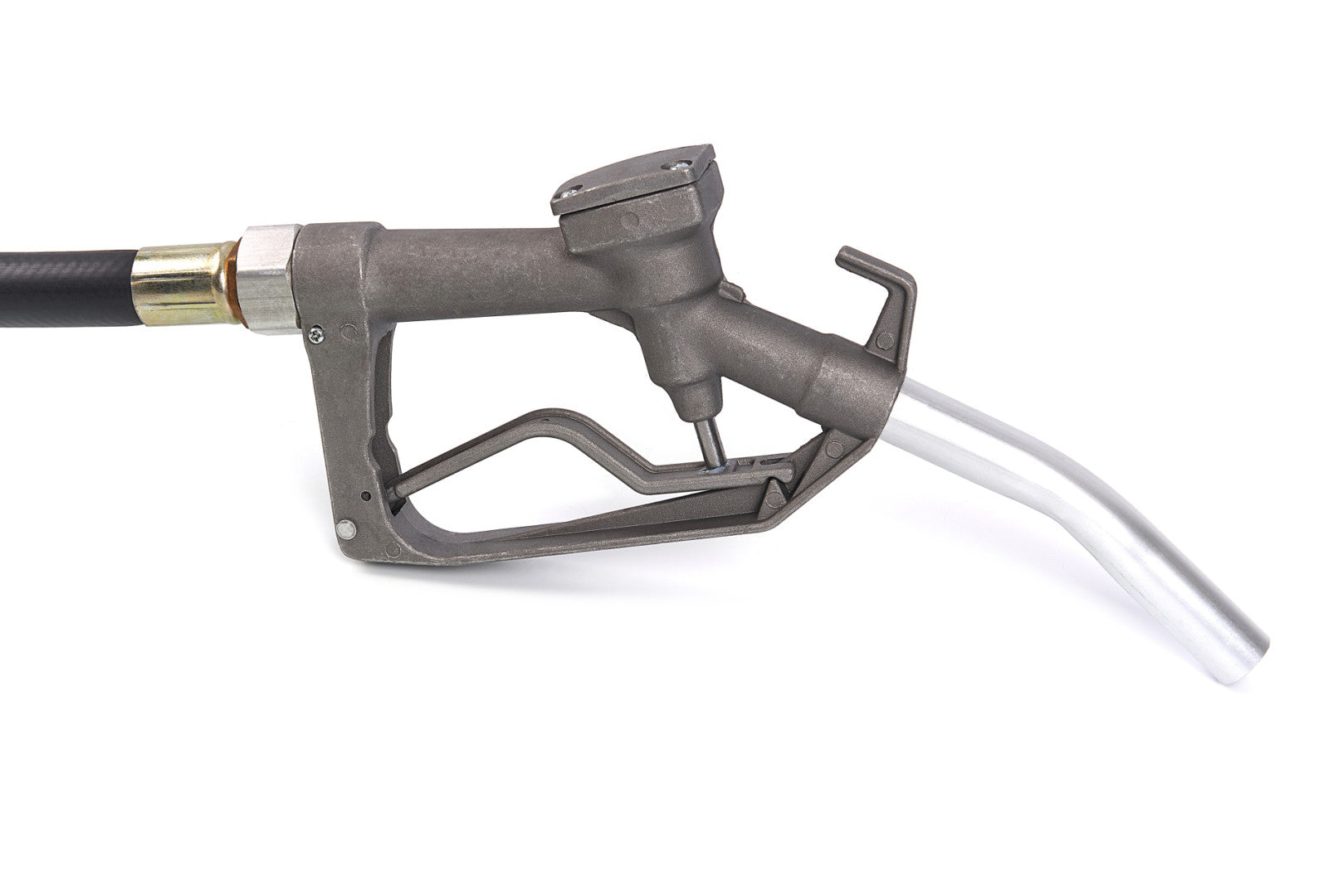 Pompa travaso gasolio 12v portata 45 l/min, pompa elettrica portatile con pistola in alluminio robusto, pompa elettrica per il trasferimento del carburante