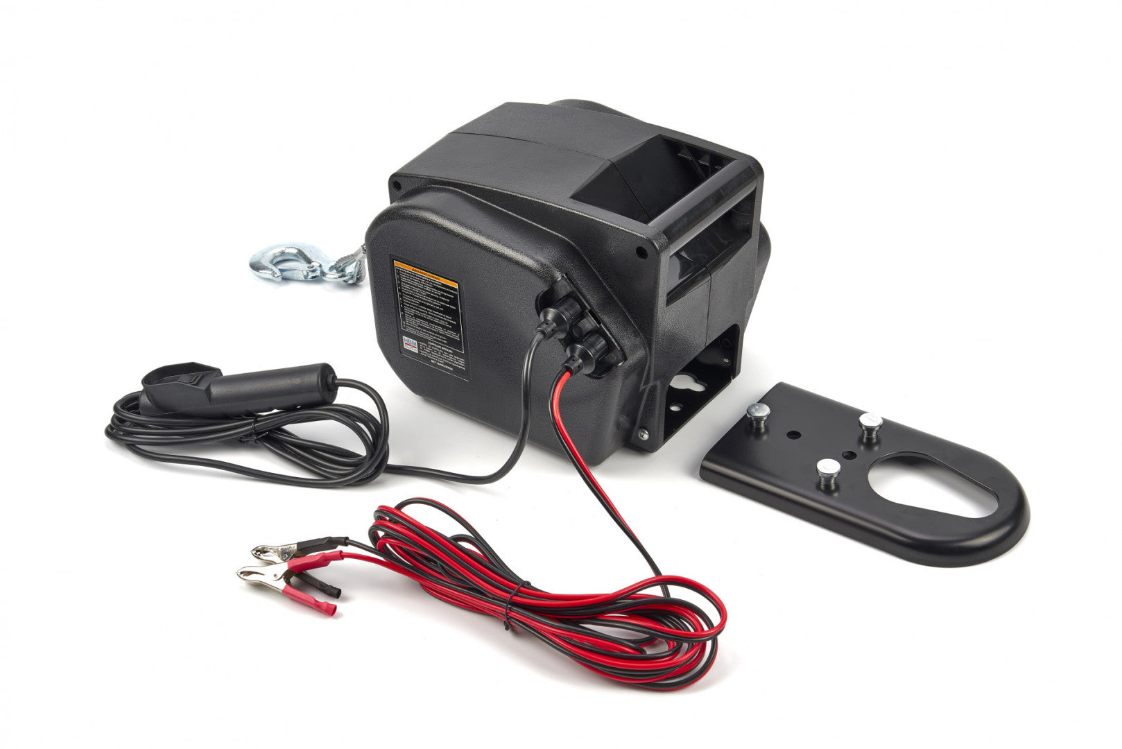 Verricello elettrico, portata massima 900 kg, ideale per traino di veicoli, barche e attrezzature, 12 V