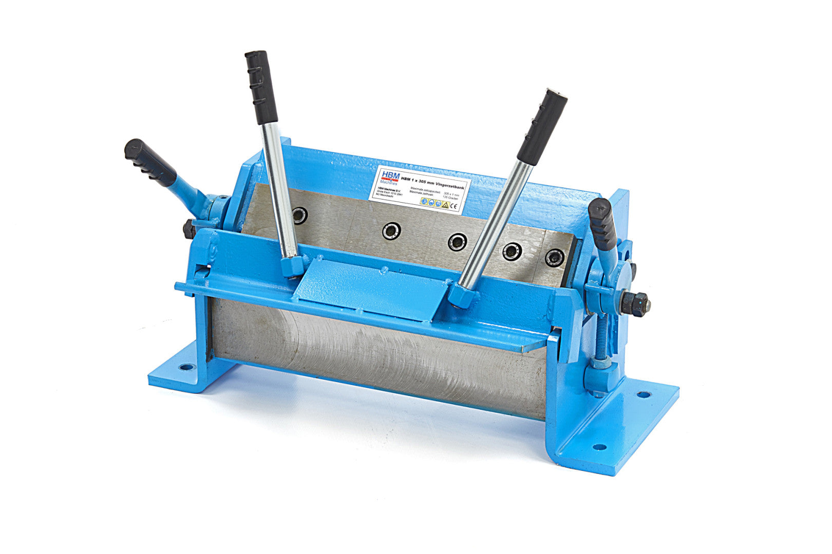 Macchina piegatrice per lamiera, piegatrice manuale per tagliare, piegare, laminare 1 x 305 mm Hbm