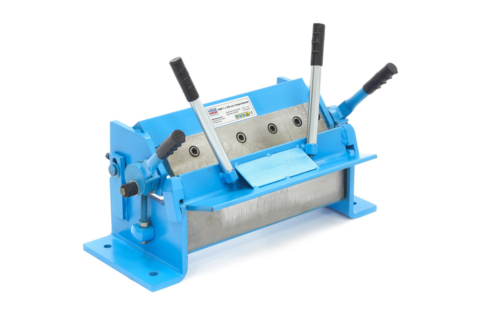 Macchina piegatrice per lamiera, piegatrice manuale per tagliare, piegare, laminare 1 x 305 mm Hbm