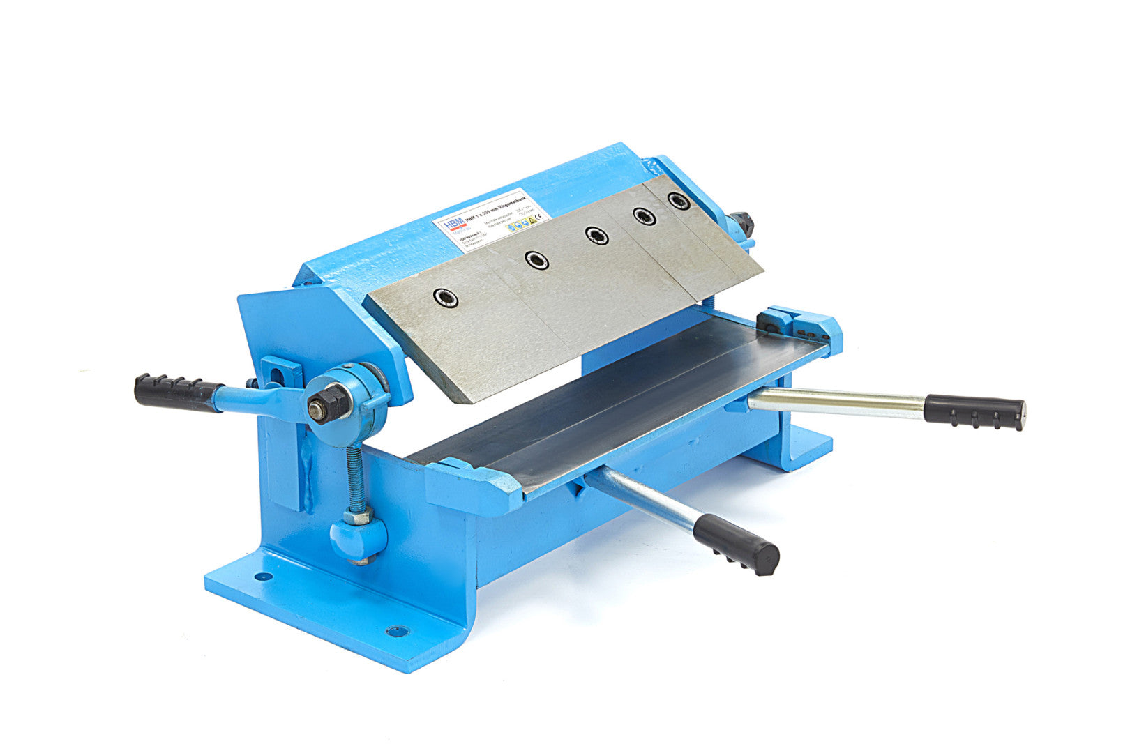 Macchina piegatrice per lamiera, piegatrice manuale per tagliare, piegare, laminare 1 x 305 mm Hbm