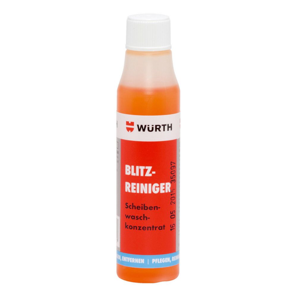 Lavavetri pluristagione estivo, liquido lavavetri auto per tergicristalli pronto all'uso, detergente vetri, azione sgrassante e di mantenimento, rimuove ogni tipo di sporco, 32 ml Würth