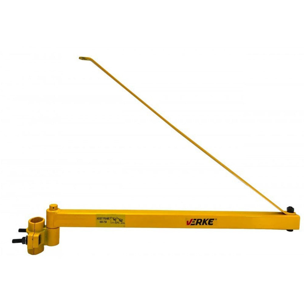 Braccio supporto per paranco elettrico, capacità carico 600kg, braccio di sollevamento girevole 180° con palo, telaio di sollevamento, per officina, garage, braccio di supporto per verricello elettrico, supporto girevole con colonna