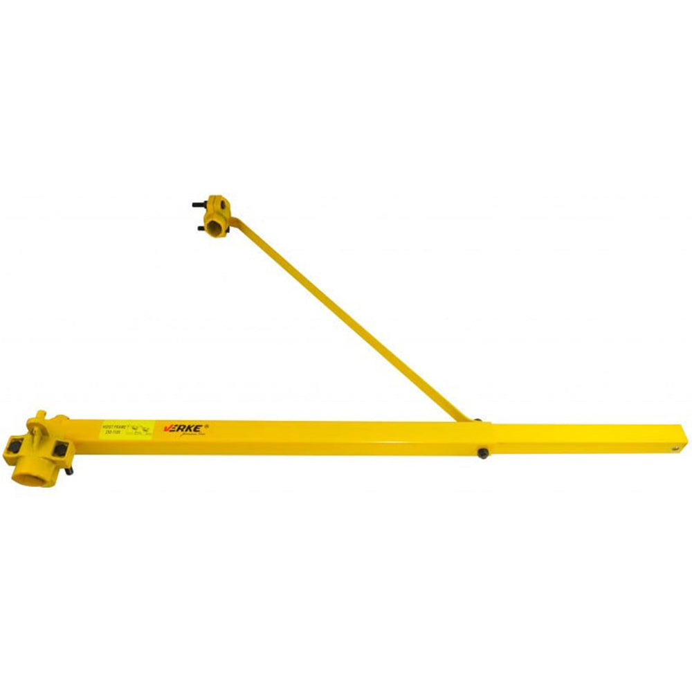 Braccio supporto per paranco elettrico, capacità carico 600/250kg, braccio di sollevamento girevole 180° con palo, telaio di sollevamento, per officina, garage, braccio di supporto per verricello elettrico, supporto girevole con colonna