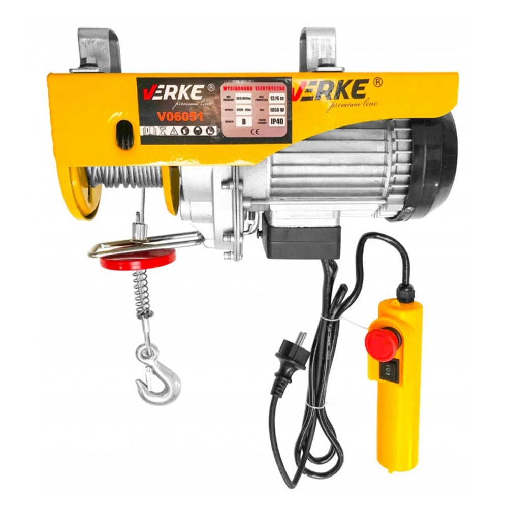 Paranco elettrico ,argano montacarico, verricello sollevatore 600/300 kg 540w 230v
