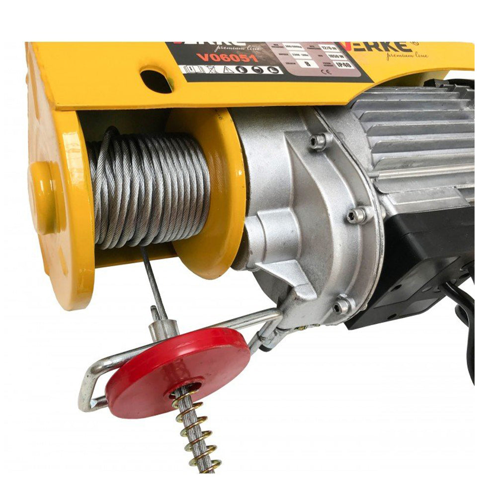 Paranco elettrico ,argano montacarico, verricello sollevatore 600/300 kg 540w 230v