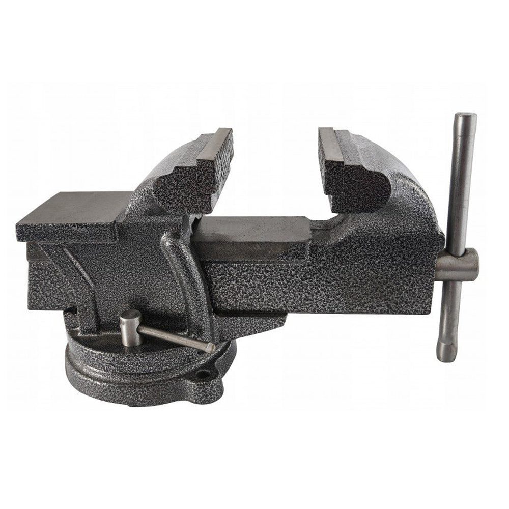 Morsa di precisione da banco con base girevole, morsa da banco rotante-girevole, per uso domestico commerciale da garage officina, morsa da banco apertura 10 cm 4"