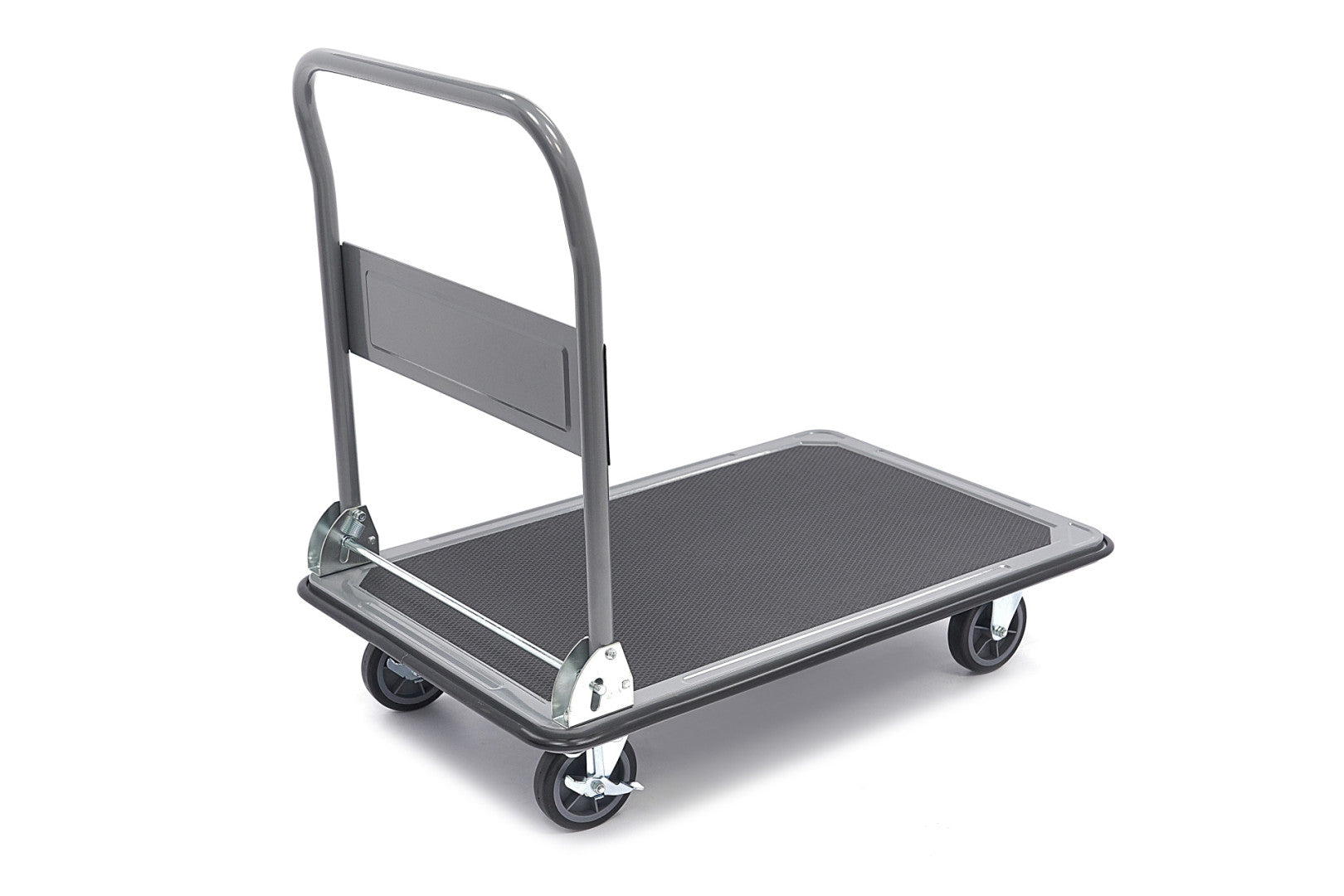 Piattaforma carrello pieghevole per carichi pesanti 350 kg a una mano, carrello con ruote freno