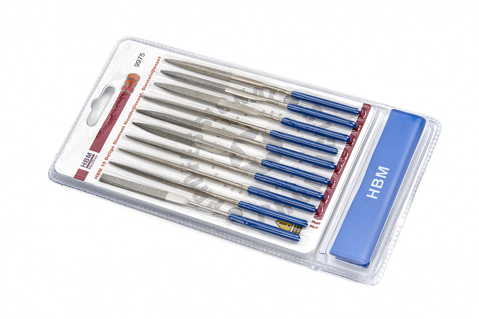 Set di lime diamantate, 10 pezzi set di lime e raspe per legno, lime ad ago diamantate set, Lima diamantata set, mini lime con aghi diamantati, mini diamond, comprendenti lime piatte ad ago, quadrate e rotonde, adatte per metalli, gioielli e legno, Hbm