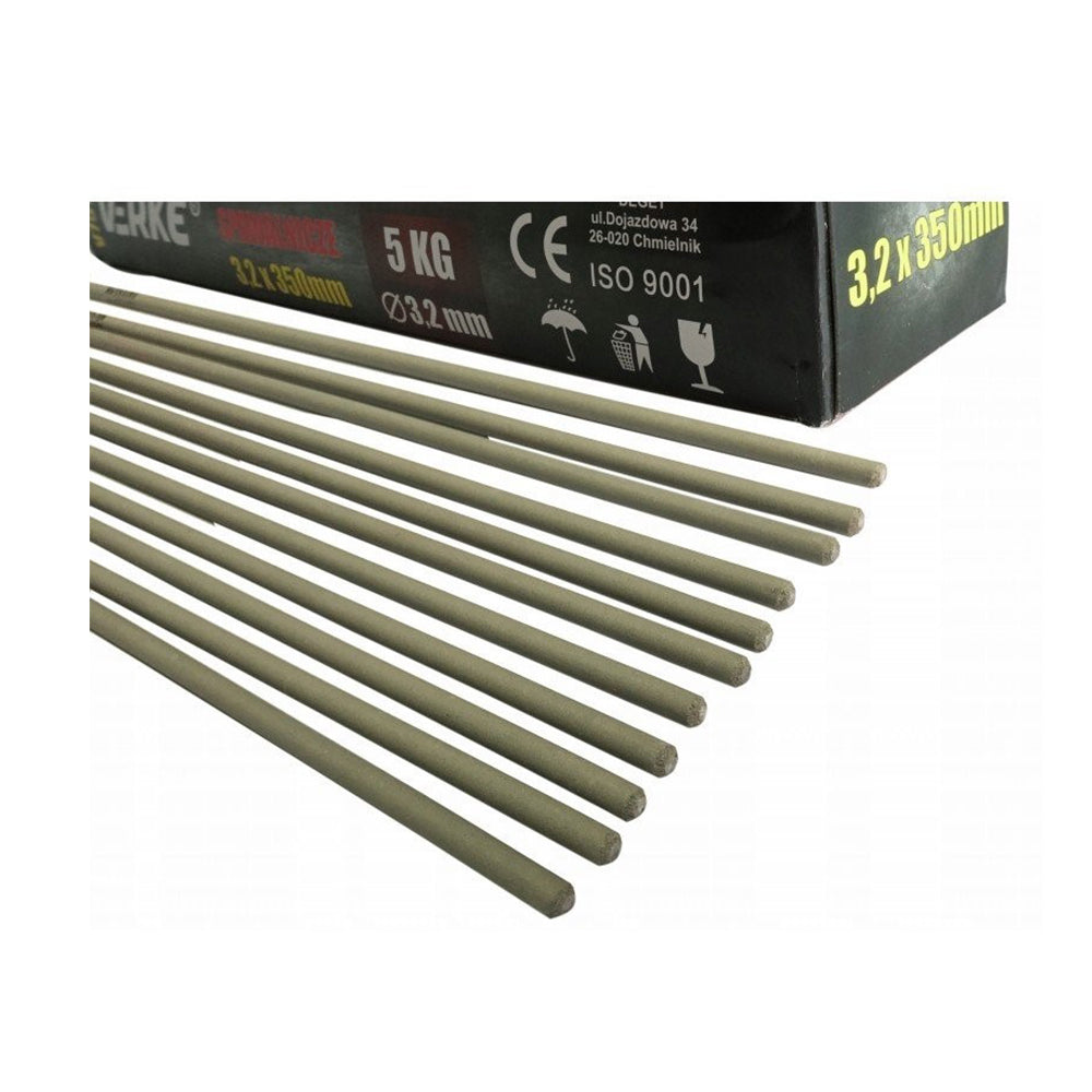 Elettrodi rutili acciaio, elettrodi rutilici, asta per saldatura ad arco barre rivestite in acciaio, 3,25 mm 5 kg