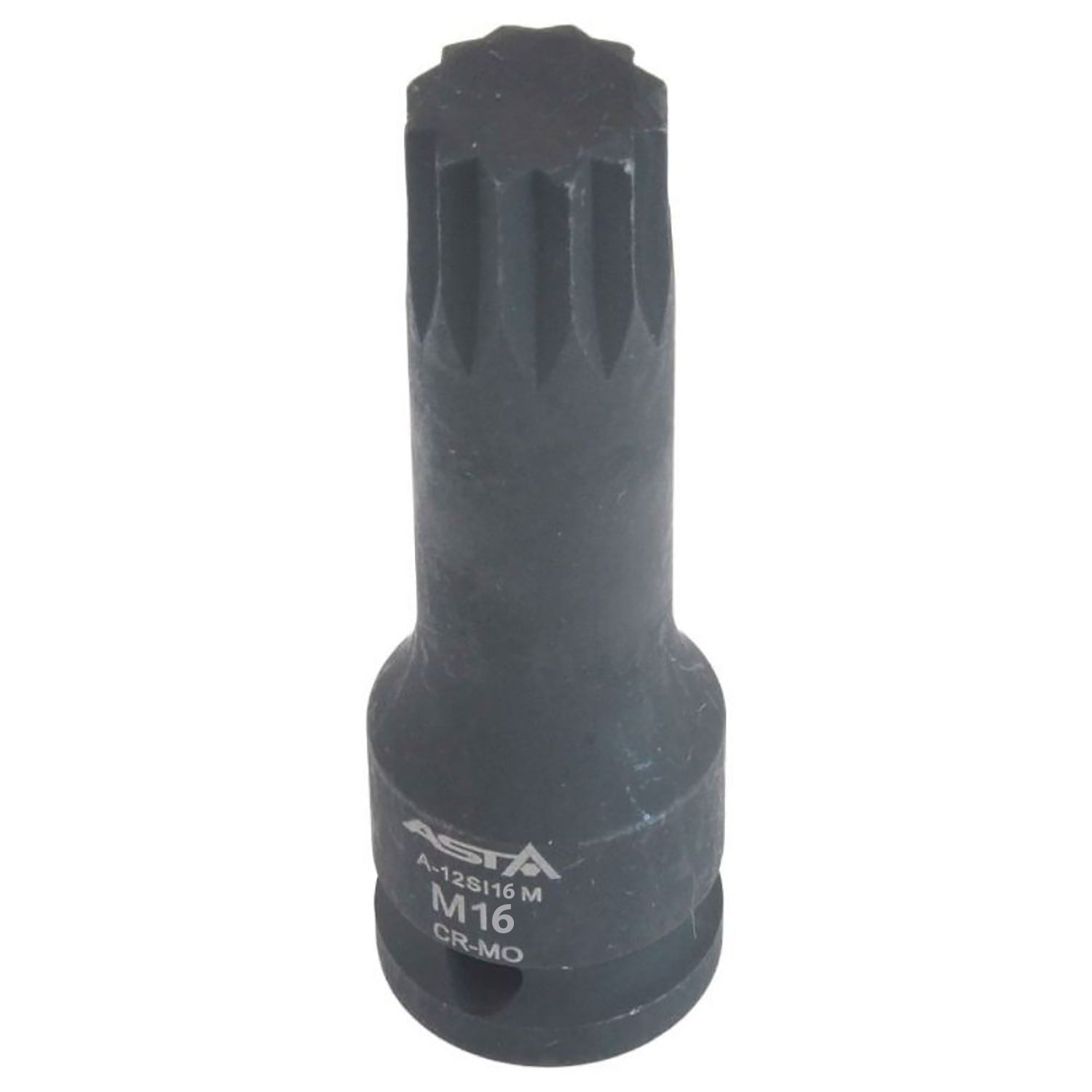 Chiave a bussola multidente M16, Cr-Mo, attacco 1/2" pollici
