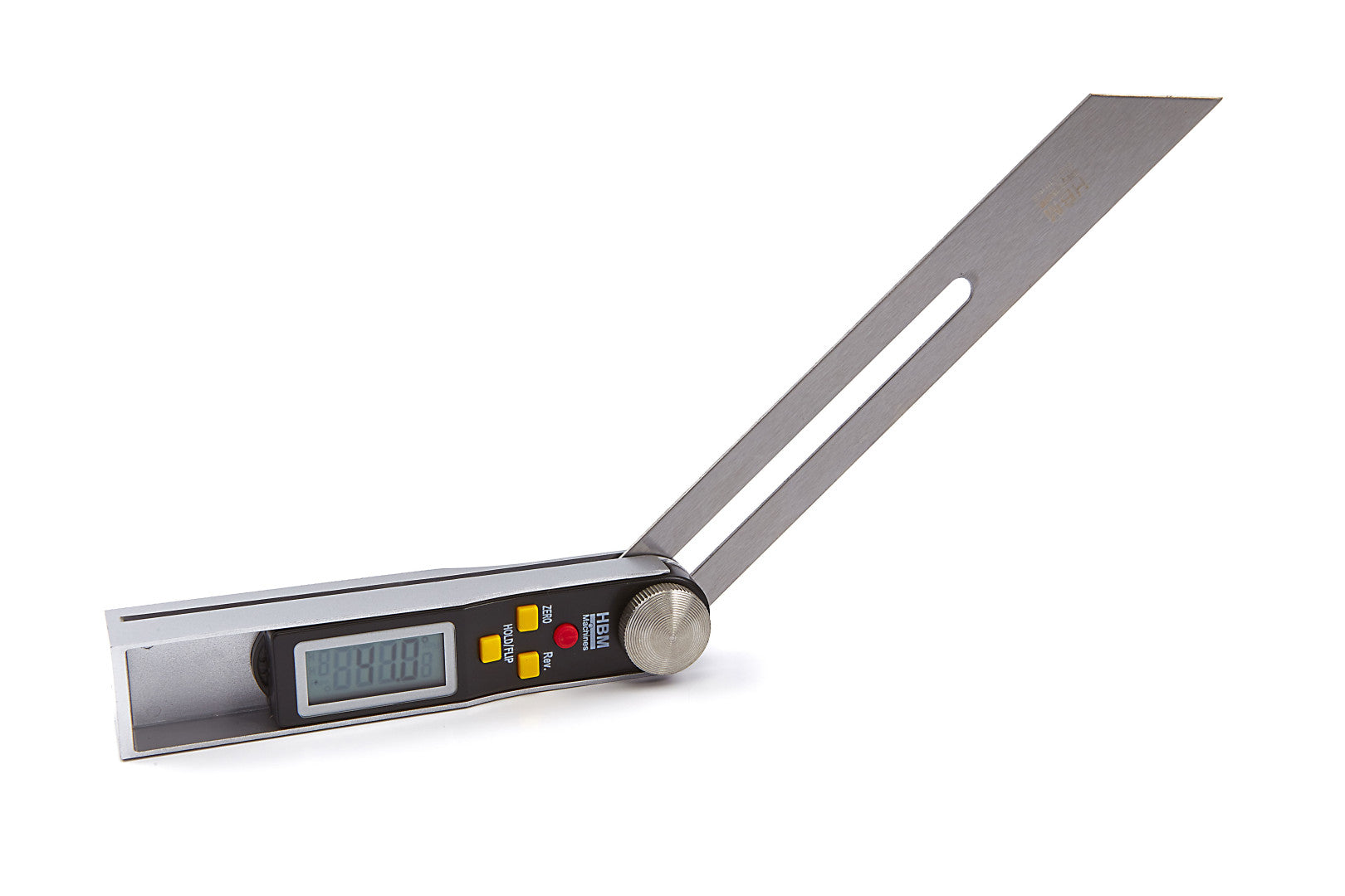 Righello angolare digitale, schermo display LCD, goniometro 360 gradi rilevatore angolo, in acciaio inossidabile con funzione di bloccaggio per falegnami ingegneria legno