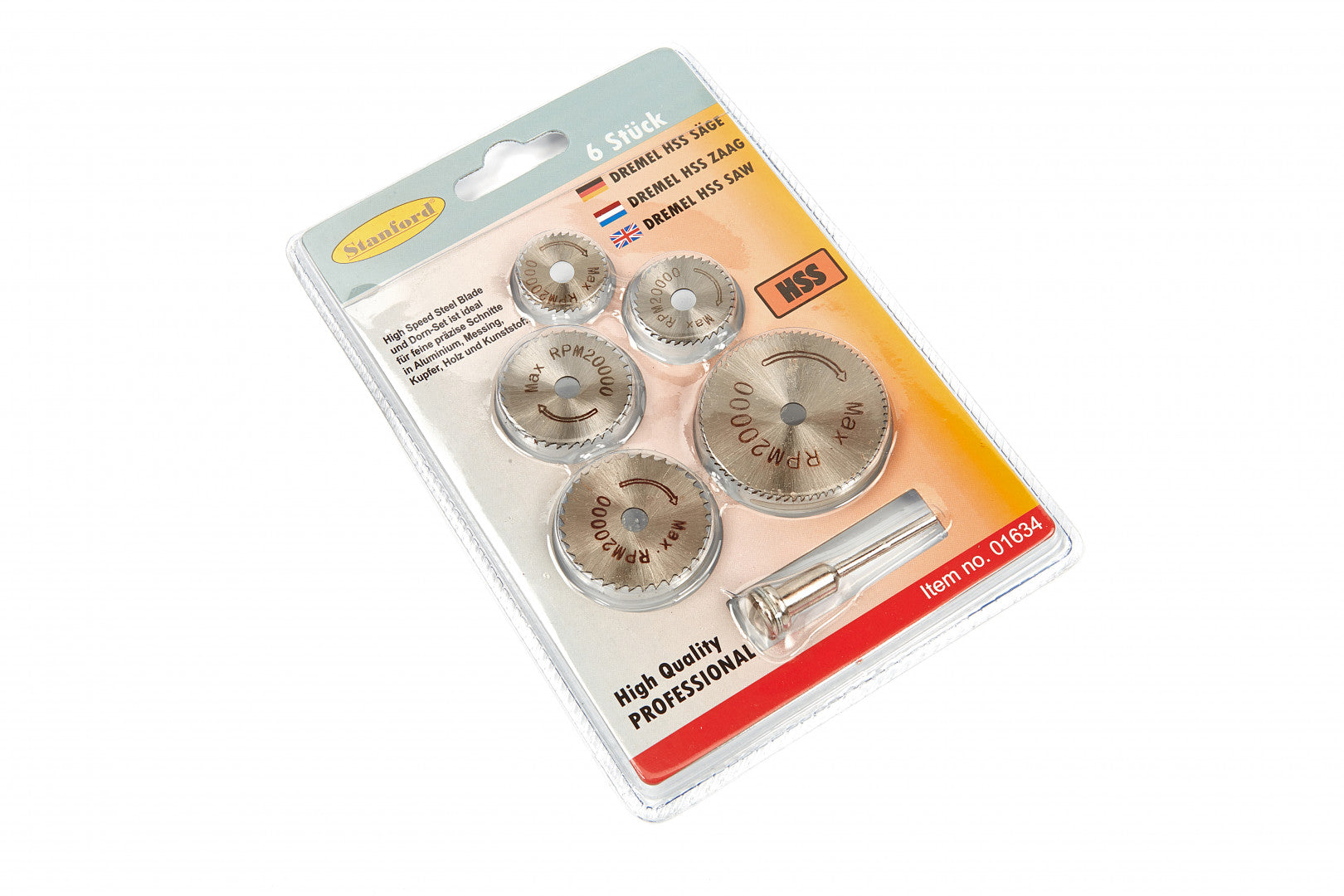 Set di lame per sega pneumatica biassiale da 22,5–45 mm, lame per seghe circolari,6 pezzi HBM