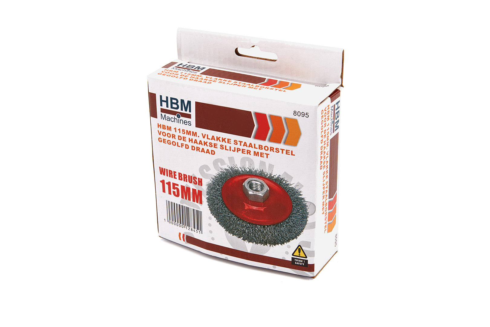 Spazzole metalliche per smerigliatrice angolare, spazzola circolare, spazzola manuale, 115 mm HBM
