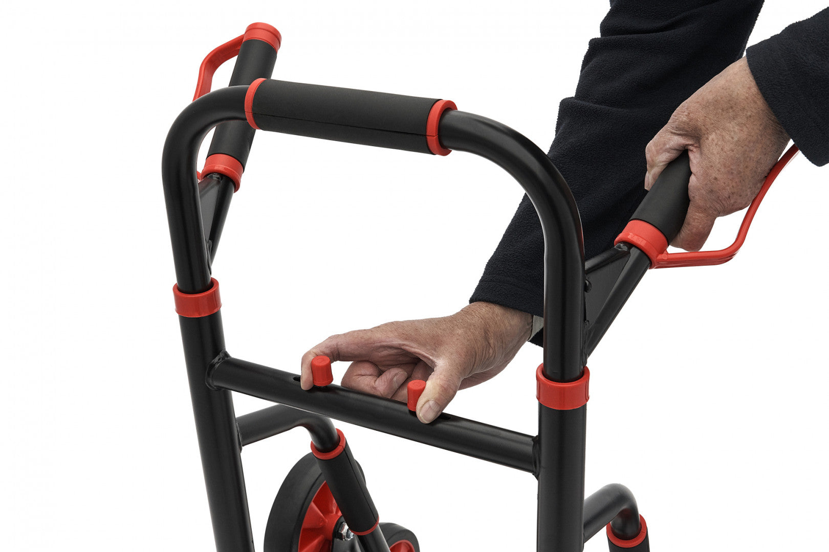 Carrello portapacchi pieghevole 300kg pneumatici maniglie ergonomiche carrellino con ruote portatutto carrelli a mano saliscale in acciaio trasloco porta sacchi trasporto carichi pesanti, modello 2 Hbm