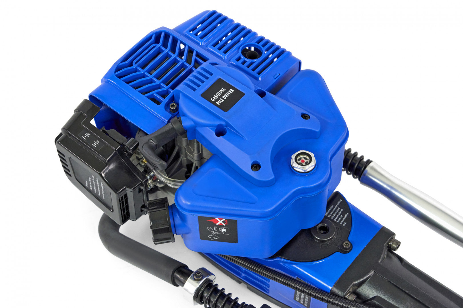 Battipalo a scoppio 52 cm³ 2 hp motore a 2 tempi per pali e recinti 1500W Hbm