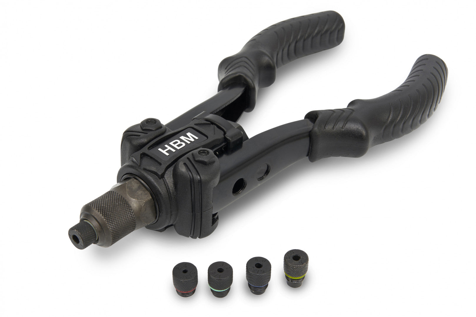 Pinza professionale per rivettatura rivetti a strappo e inserti filettati Hbm