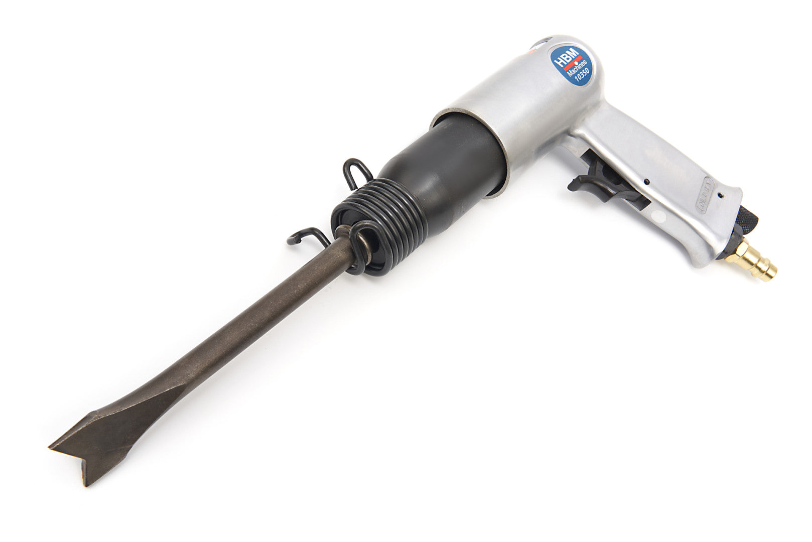 Scaler pneumatico ad ago e pistola martello pneumatico 2 in 1, kit pneumatico per la rimozione/sverniciatura della ruggine ad ago per la pulizia di metalli e vernici - testina di ricambio, HBM