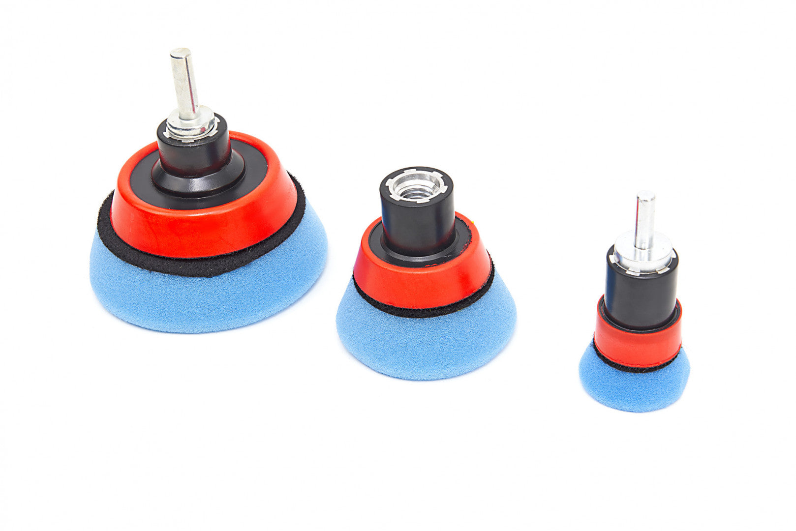 Set spugne per lucidatura in microfibra, pad per cere, polish, detergenti e sigillante vernice, alternativa a lucidatrice, lucidatura, lucidatrice eccentrica, 25-50-75 mm 32 pezzi Hbm