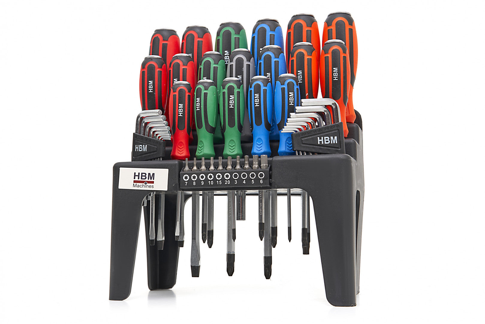 Set giraviti, set di cacciaviti, 44 pezzi Hbm