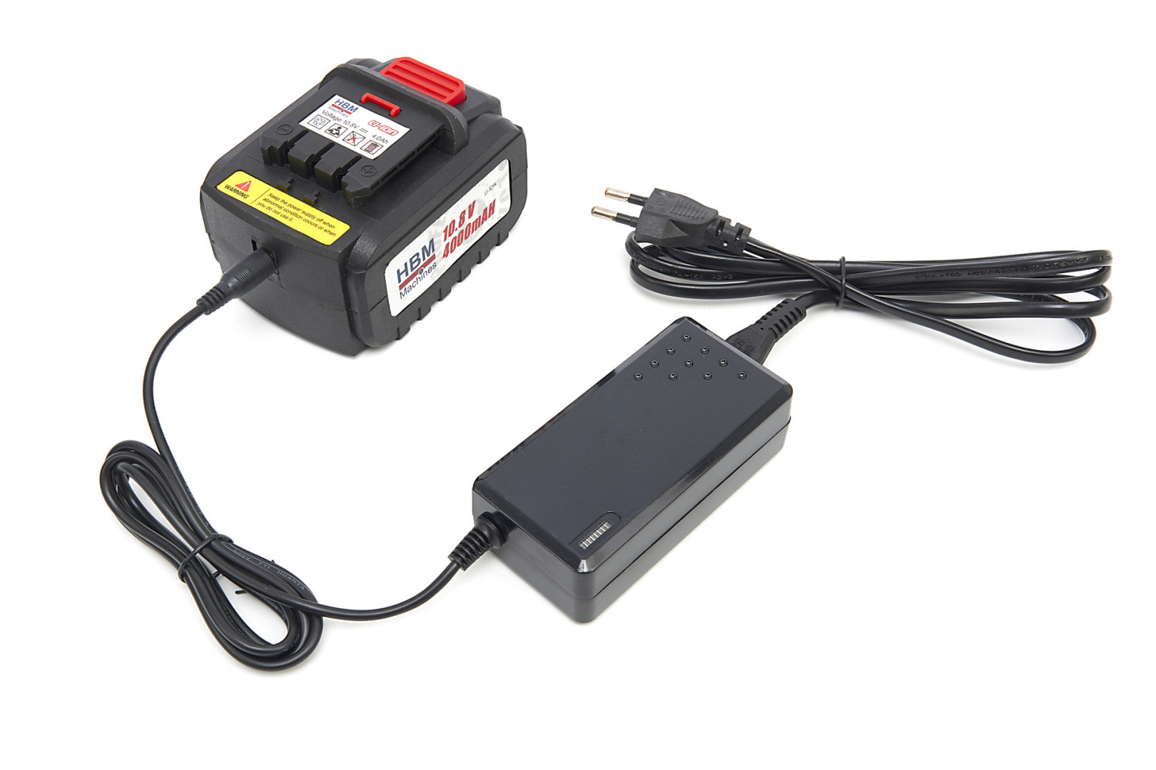 Legatrice tondino ferro automatica professionale, strumento di legatura a batteria per tondini, con 2 batterie 10,8 V 4,0 Ah e caricatore, per barre d'acciaio da 8 ~ 34 mm, Hbm