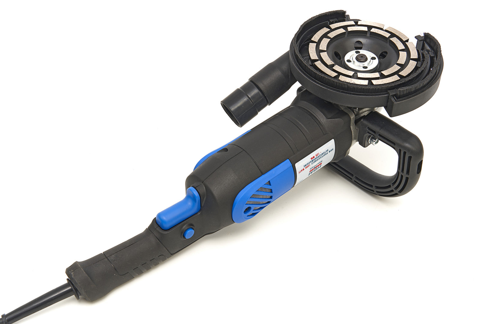 Levigatrice per calcestruzzo, 125 mm, con valigetta – levigatura precisa e senza manutenzione, velocità regolabile, 1500 W Hbm