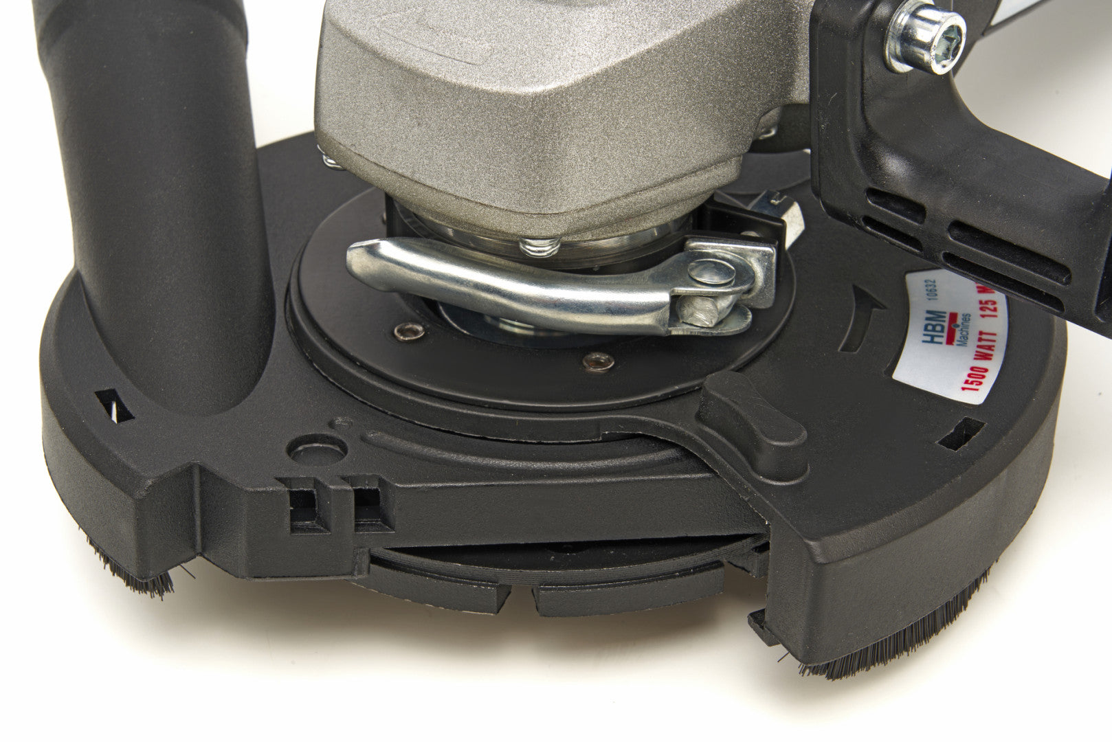 Levigatrice per calcestruzzo, 125 mm, con valigetta – levigatura precisa e senza manutenzione, velocità regolabile, 1500 W Hbm