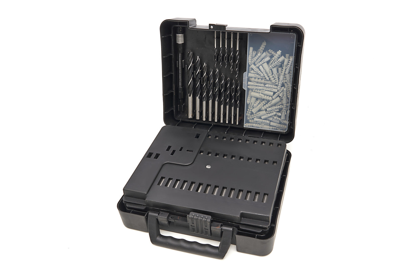 Set punte e bit per legno, pietra e metallo, accessori per utensili di foratura e avvitamento, 204 pezzi HBM