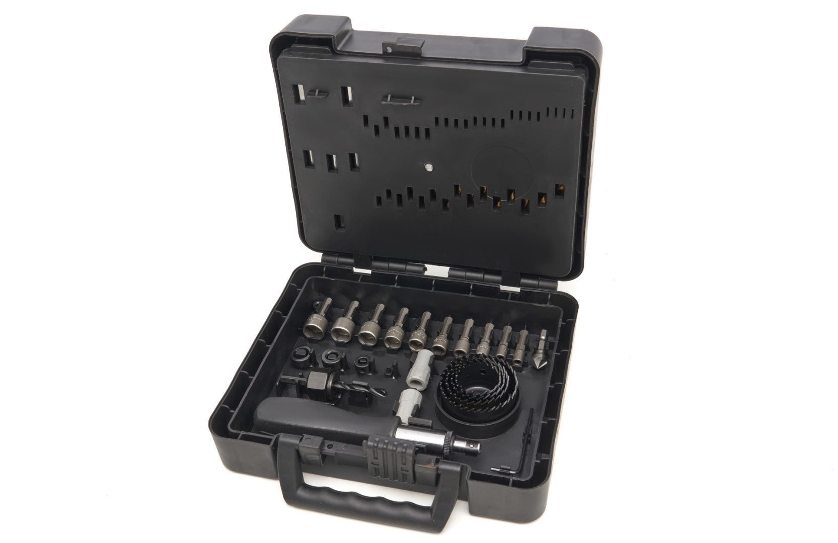 Set punte e bit per legno, pietra e metallo, accessori per utensili di foratura e avvitamento, 204 pezzi HBM