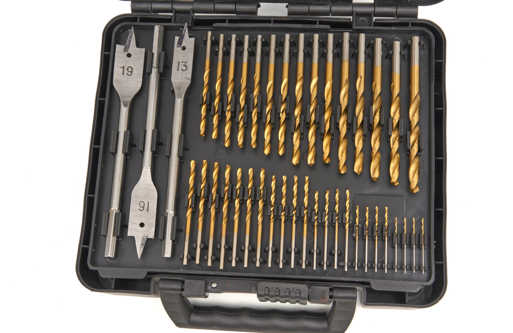 Set punte e bit per legno, pietra e metallo, accessori per utensili di foratura e avvitamento, 204 pezzi HBM