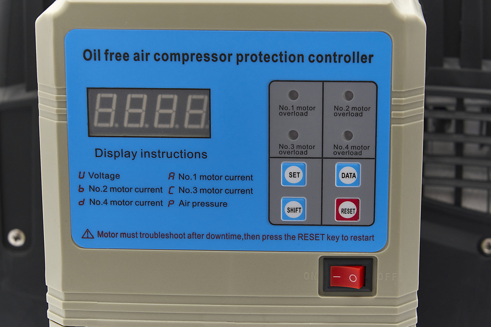 Compressore aria silenziato - con capacità del serbatoio di 120 litri - senza olio, oil free - per utensili pneumatici, 10 bar HBM Machines Olanda