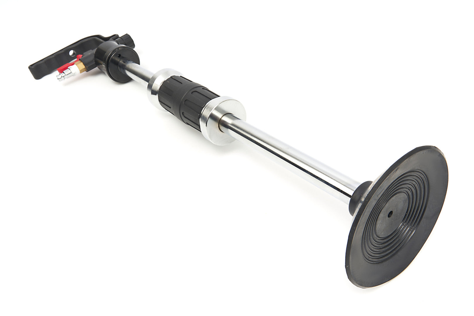 Estrattore pneumatico per ammaccature della carrozzeria con martello scorrevole, kit di riparazione per ammaccature ad aria compressa con 3 ventose Ø 75, 100, 125 mm, martello pneumatico per auto moto