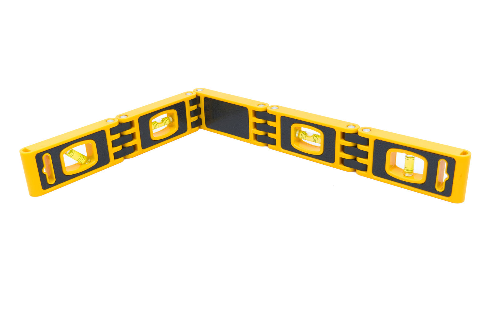 Livella a bolla pieghevole, livella multifunzione, livella a bolla di facile lettura, scala a bolla, tubo angolare, misurazione multiangolare flessibile, 60 cm Hbm