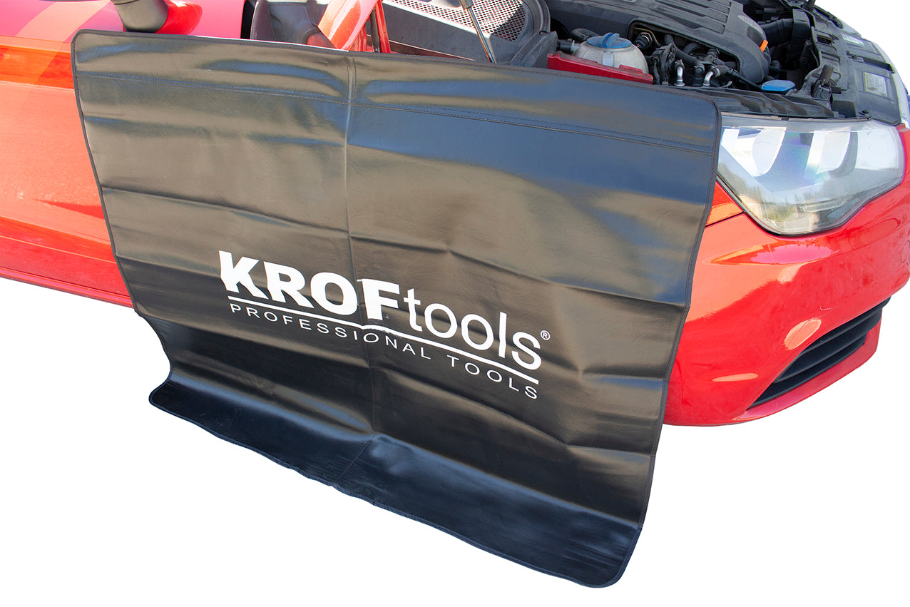 Tappetino di protezione del parafango, copri-parafango protettivo, copertura magnetica impermeabile per auto, grandi dimensioni parafango dell'auto di universale per auto o suv, per meccanico, carrozzeria 120 × 100 cm Kroftools