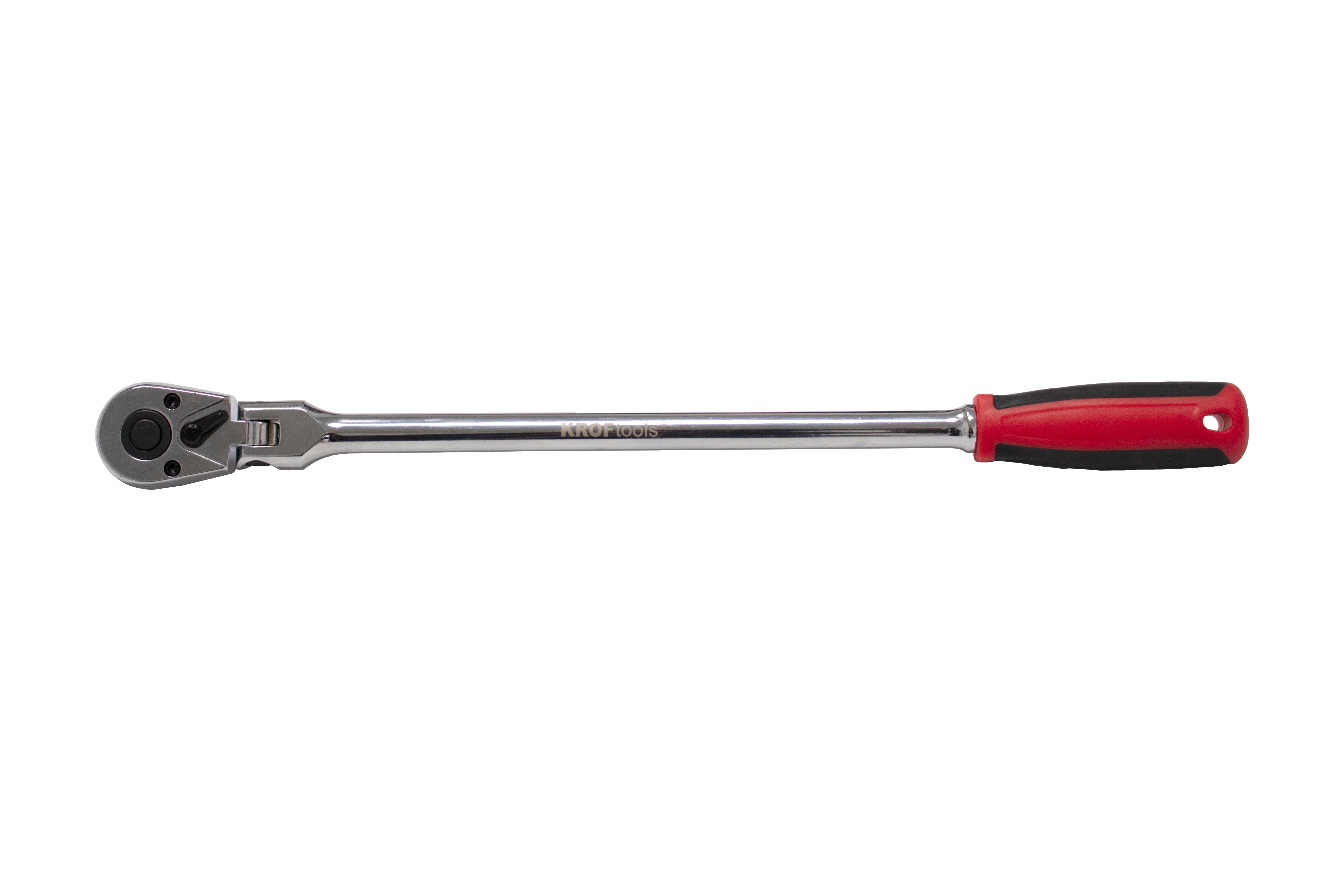 Cricchetto reversibile extra lungo 31 cm (1/4"), testa snodata, Kroftools