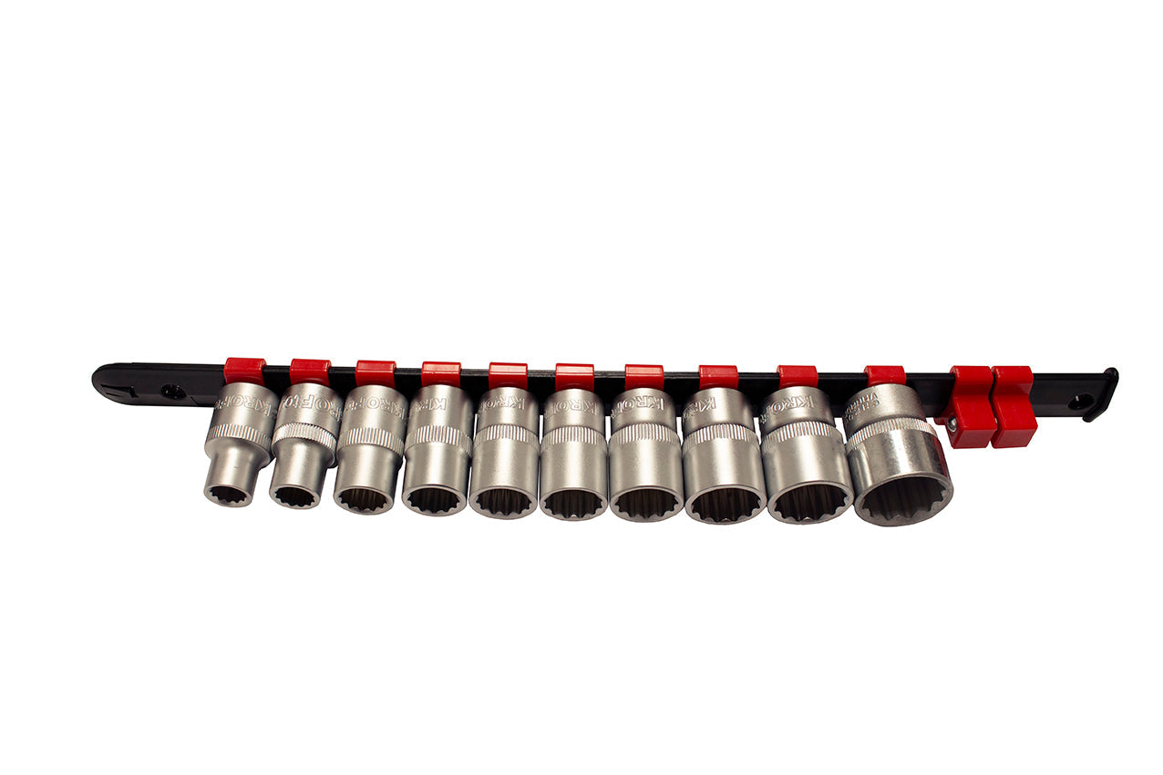 Set di bussole a bussola 10 pezzi set di bussole 1/2", Kroftools