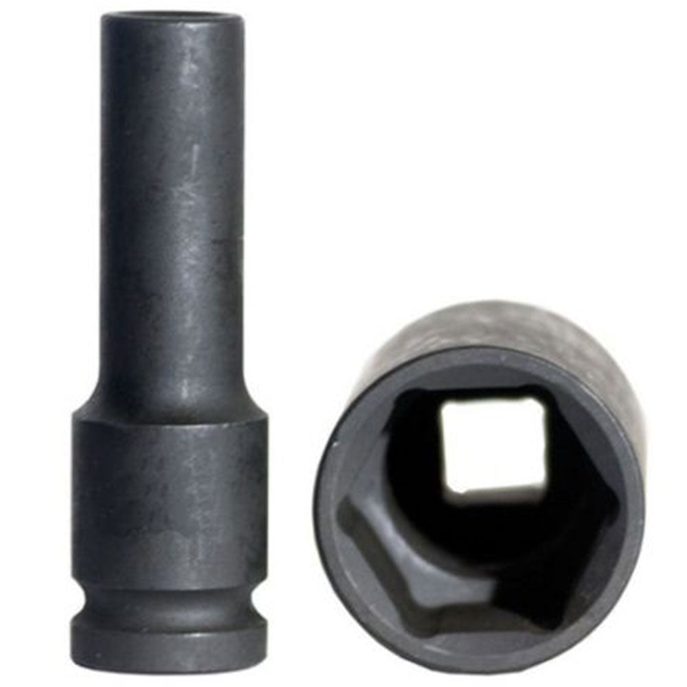 Chiave a bussola lunga a impatto profondo, attacco da 1/2" pollici da 18 mm per riparazioni auto, domestico acciaio Cr-Mo, Kroftools