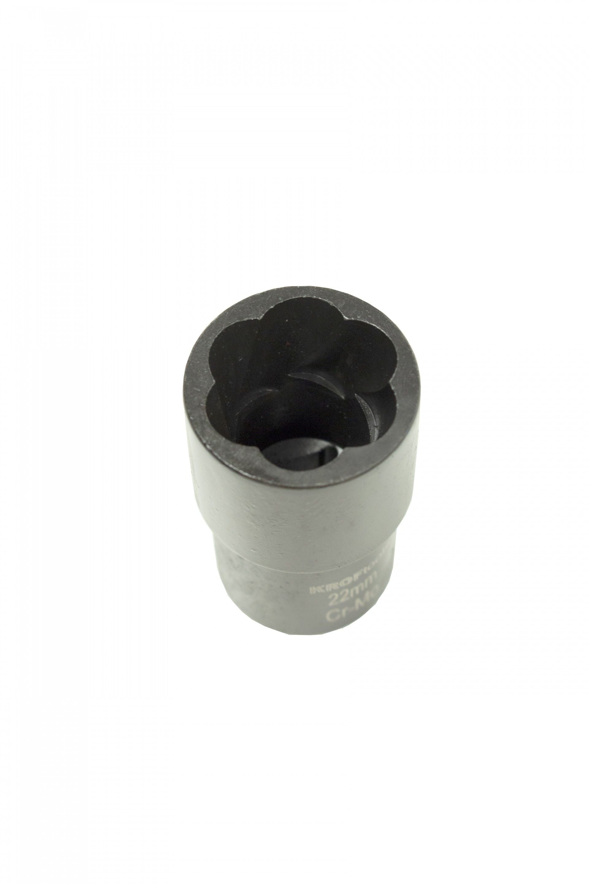 Set bussole 5pz 1/2" dado remover estrattori per dadi e bulloni danneggiati con asta per trapano e barra di pressione, corredo di bussole 17-22mm per rimozione viti rotte per riparazione DIY