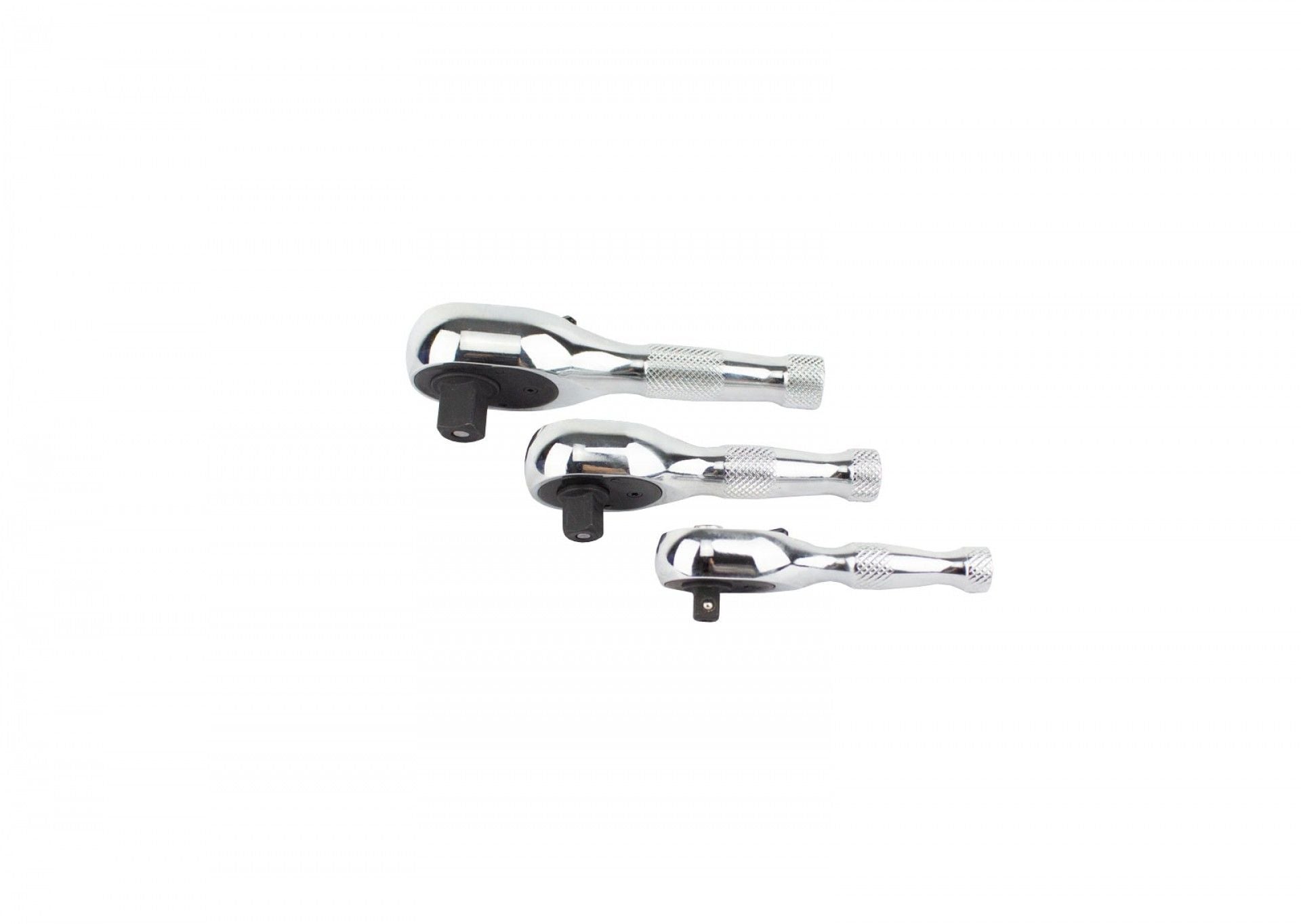 Mini cricchetto, chiave a cricchetto corto, set di 3 mini cricchetti reversibili da 1/4", 3/8" e 1/2", chiave a cricchetto a 72 denti
