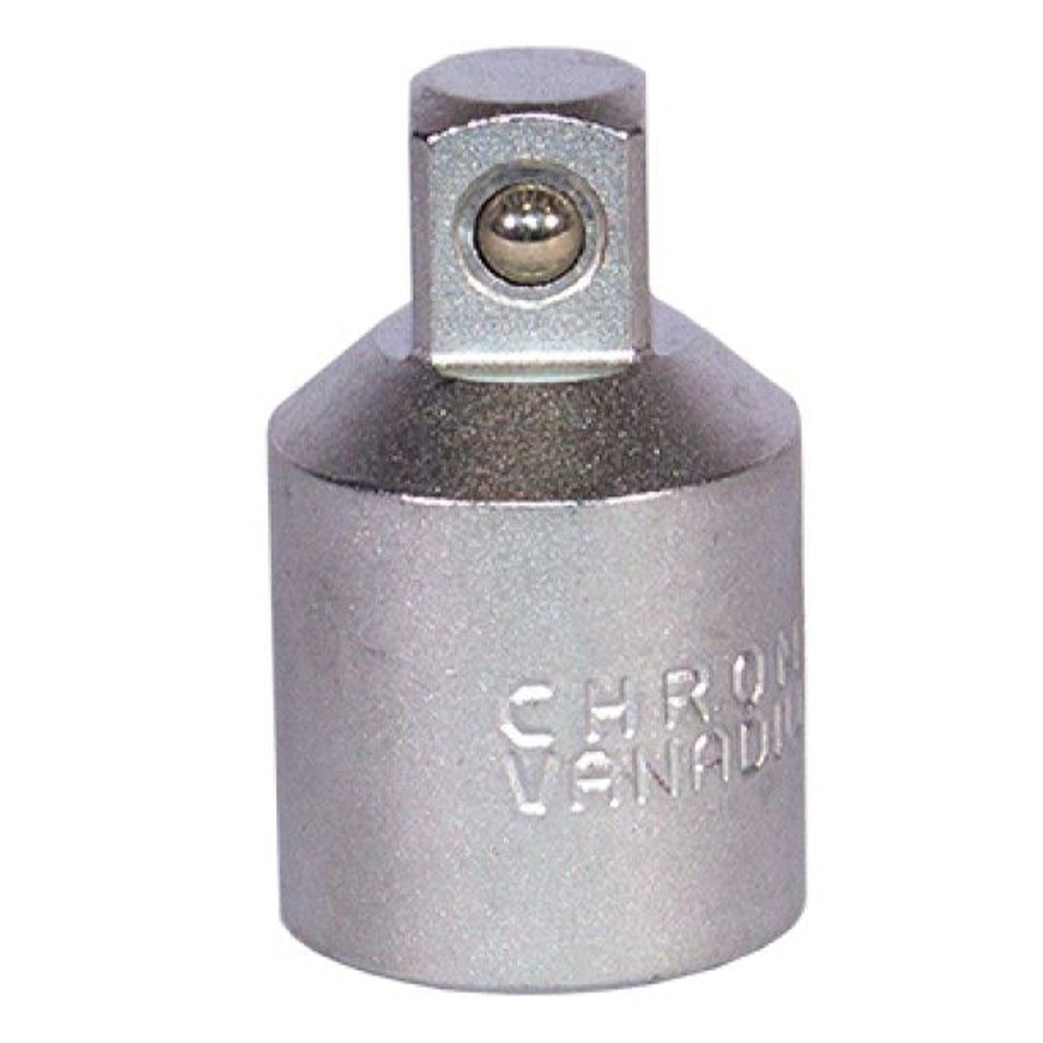 Adattatore per chiave a bussola attacco quadro interno femmina 1/2" quadro esterno maschio 3/8" acciaio cromato Kroftools