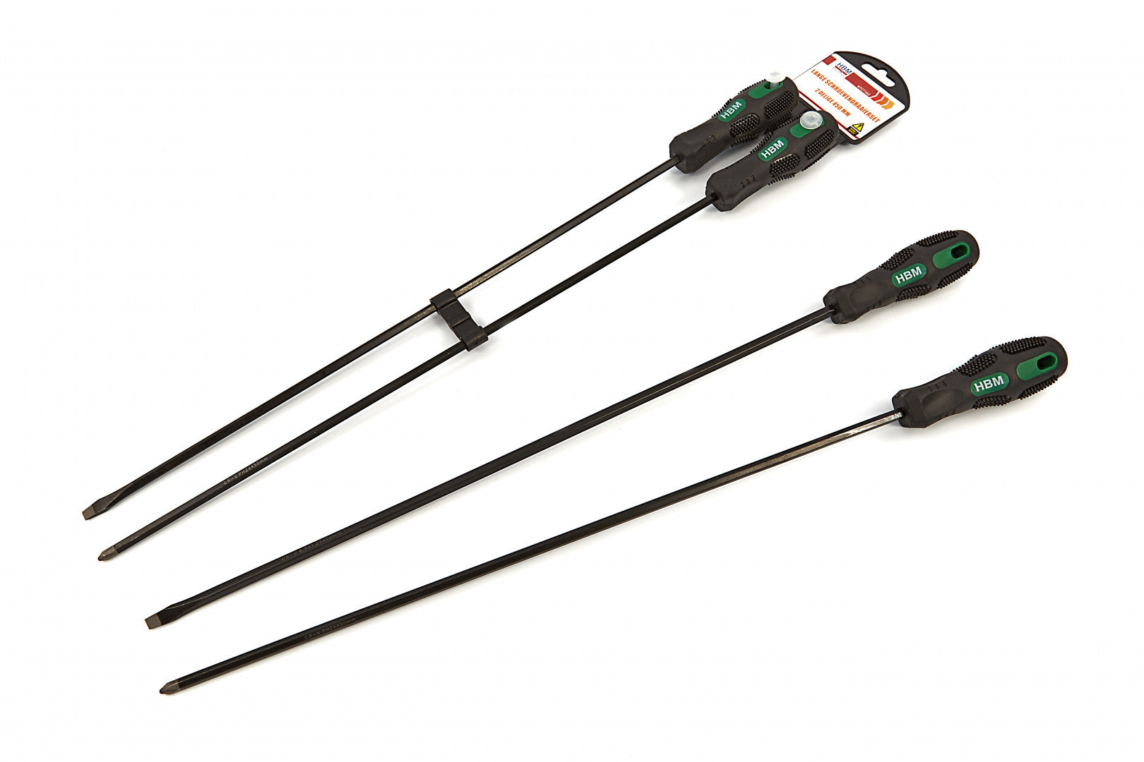 Set di cacciaviti extra lunghe, acciaio Cr-V, 450 mm