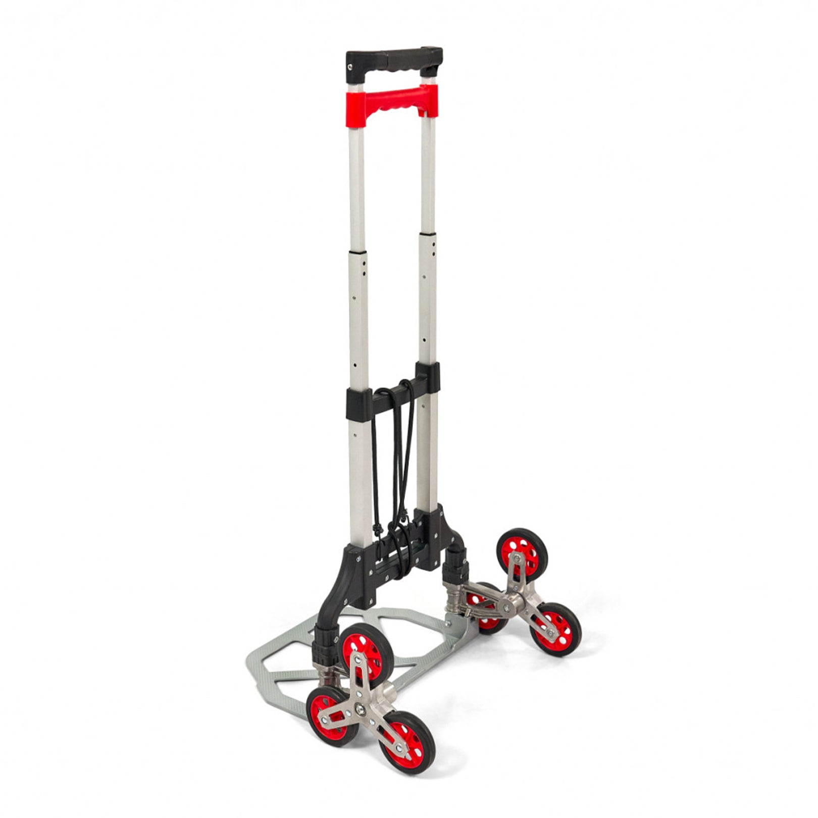 Carrello per scale portapacchi pieghevole 75kg pneumatici maniglie ergonomiche, carrellino montacarichi con ruote portatutto, carrelli a mano saliscale in acciaio, trasloco porta sacchi, trasporto carichi pesanti, Hbm